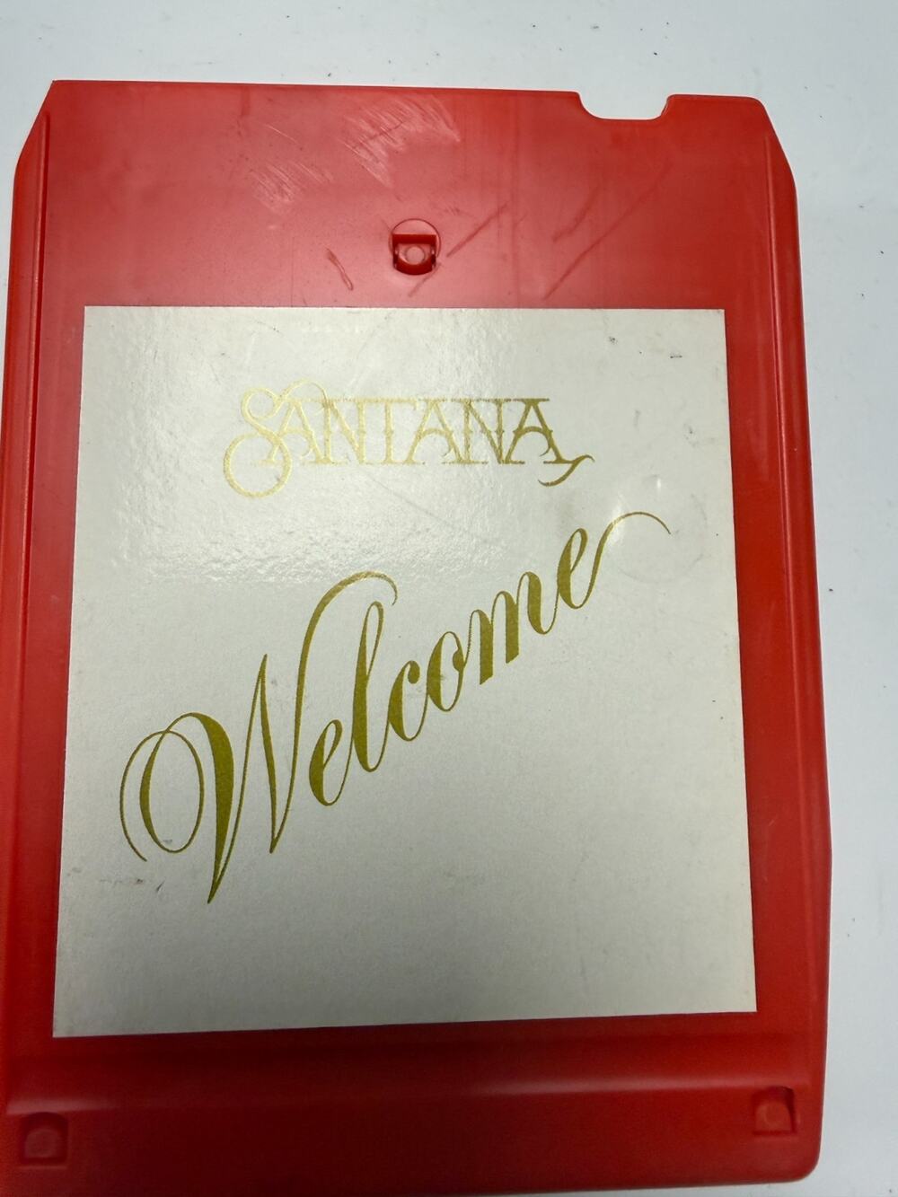 Santana Welcome 8 Track Tape Red Shell 1973 Columbia Classic Rock